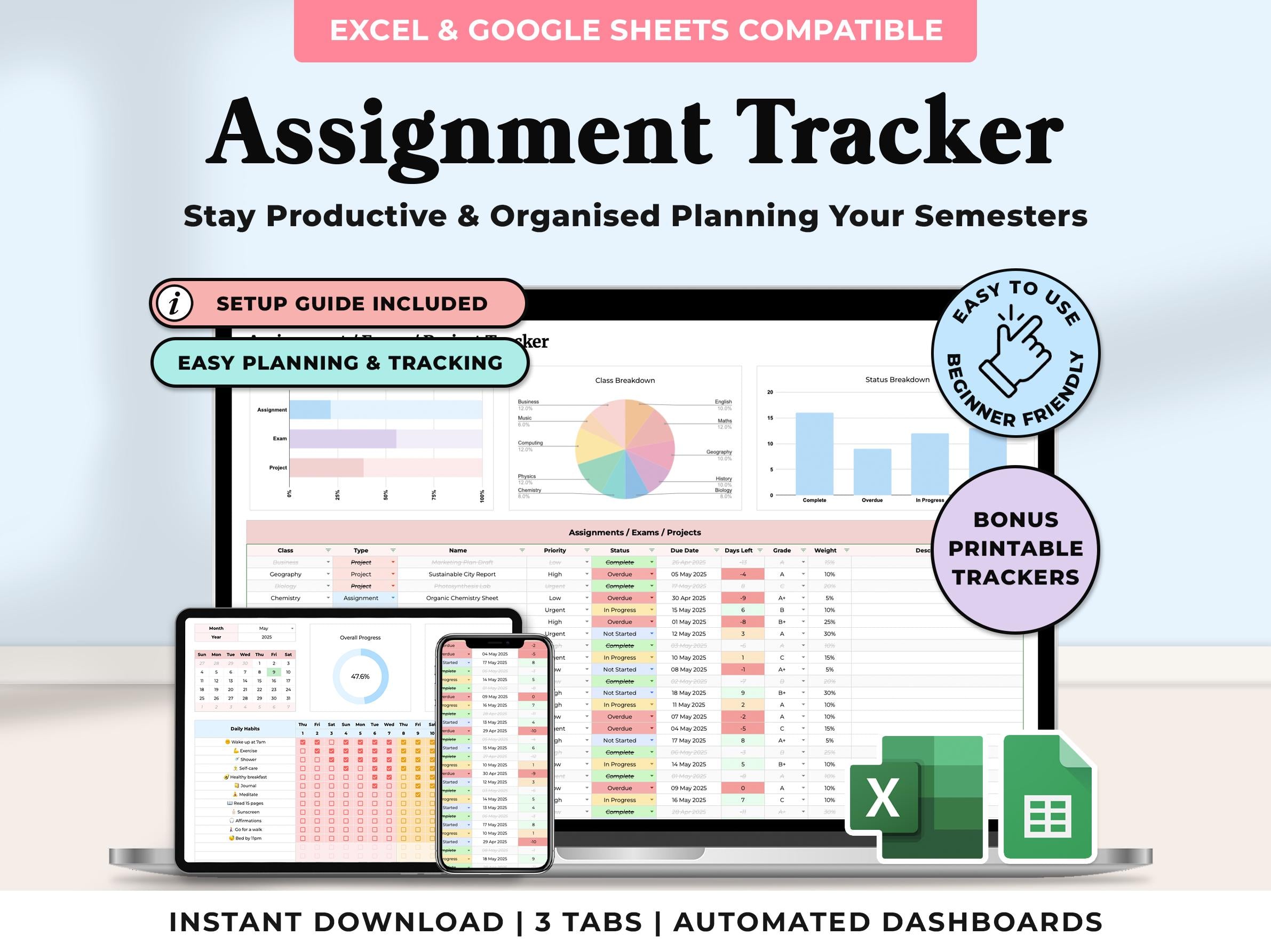 All In One Assignment Tracker