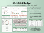 Budget By Paycheck Tracker - Green