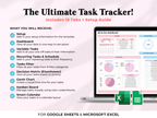 All In One Ultimate Task Tracker - Pink