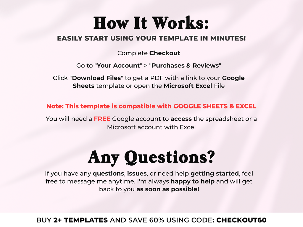 All In One Ultimate Task Tracker - Pink