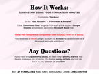 All In One Ultimate Task Tracker - Pink