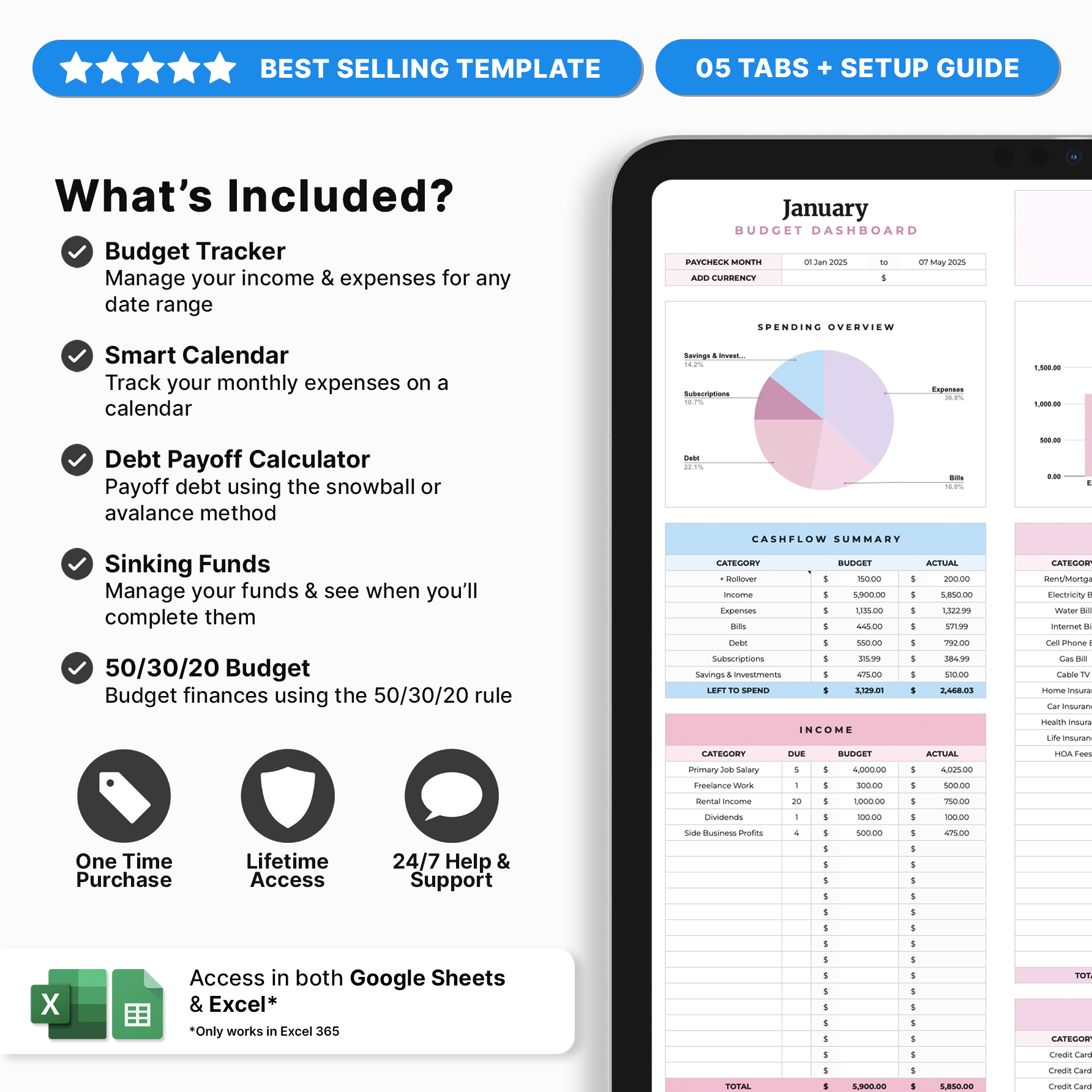 All In One Budget Tracker