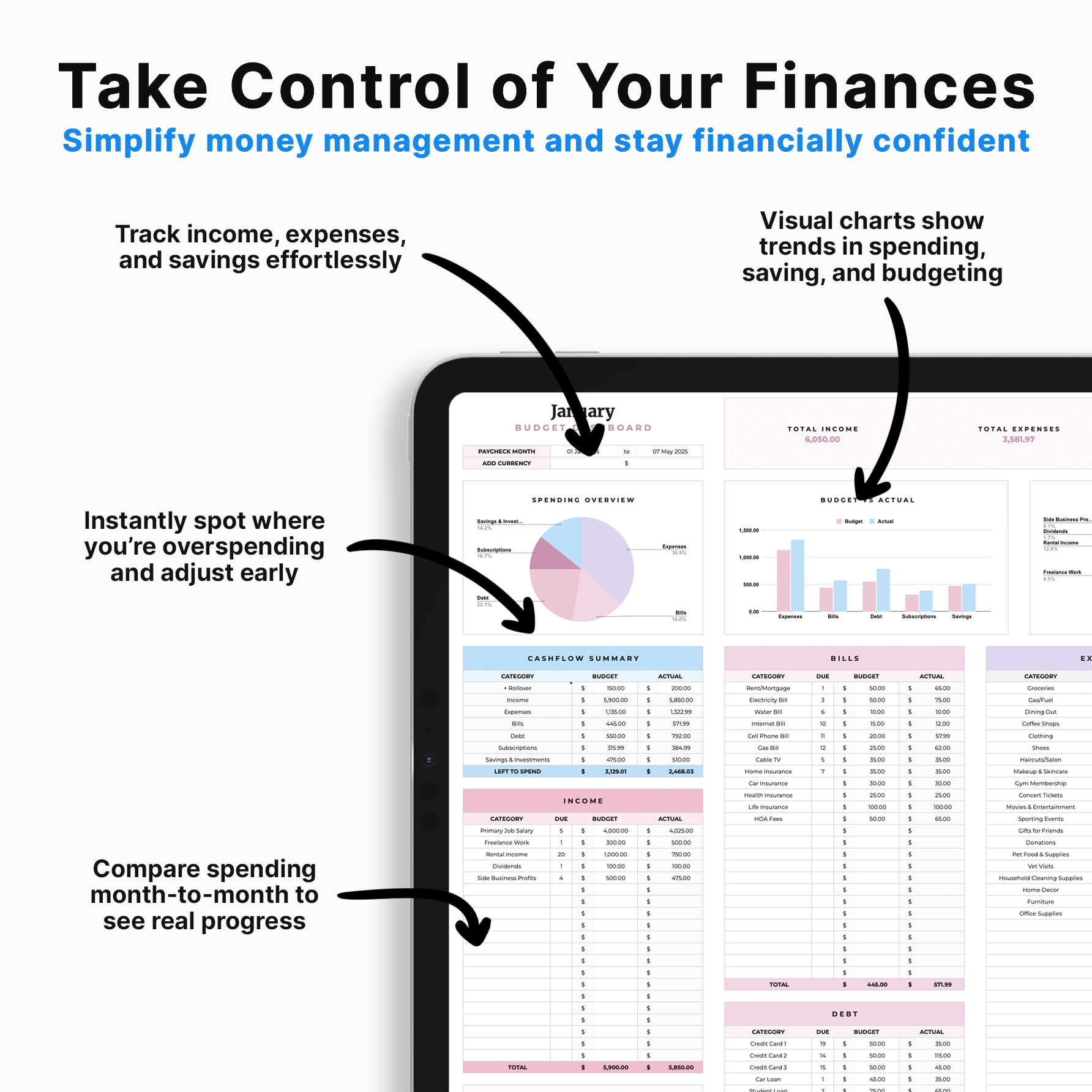 All In One Budget Tracker