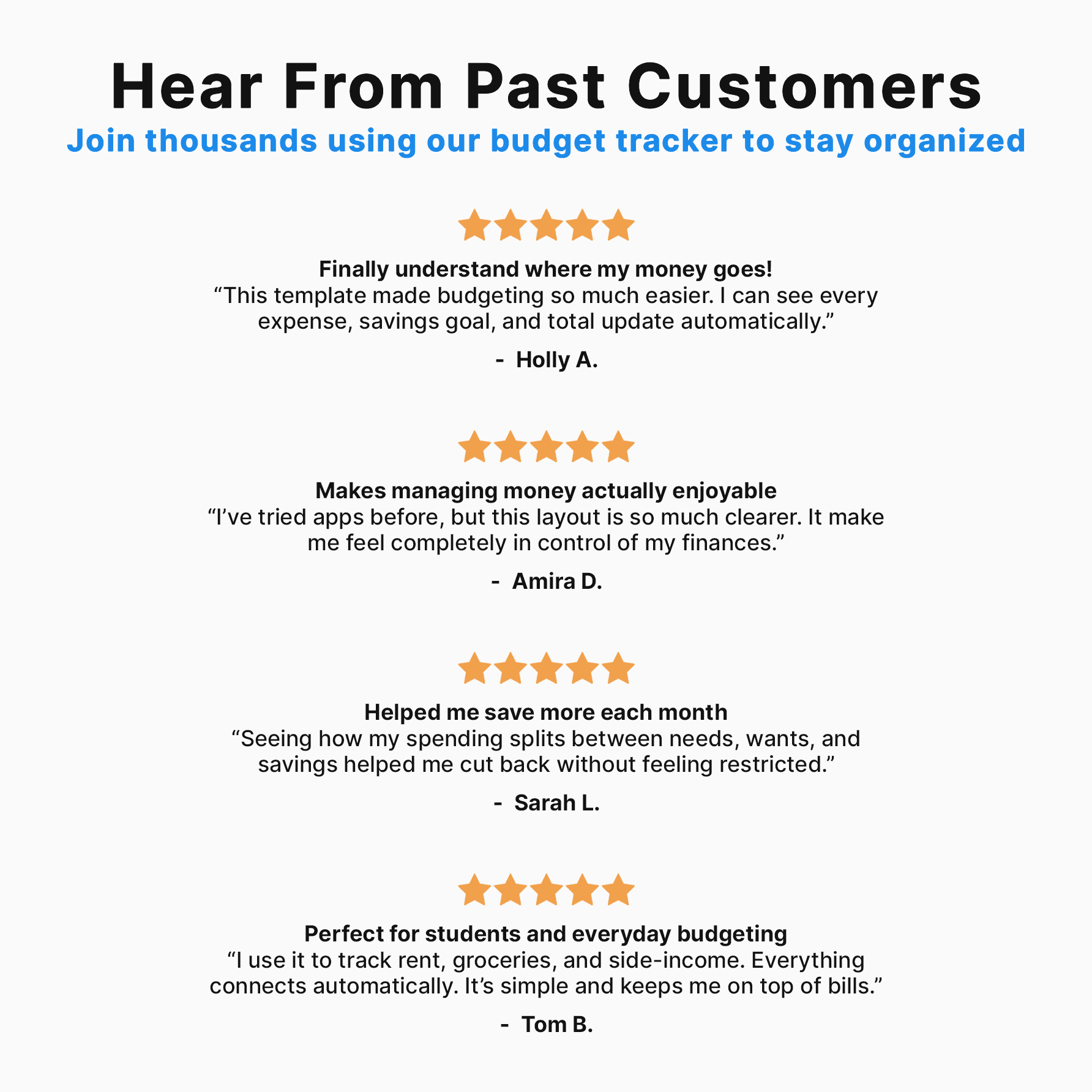 All In One Budget Tracker