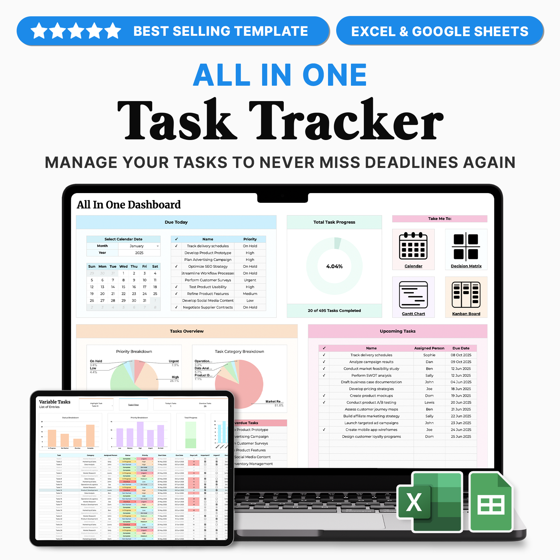 All In One Task Tracker