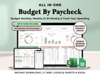 Budget By Paycheck Tracker - Green