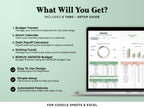 Budget By Paycheck Tracker - Green