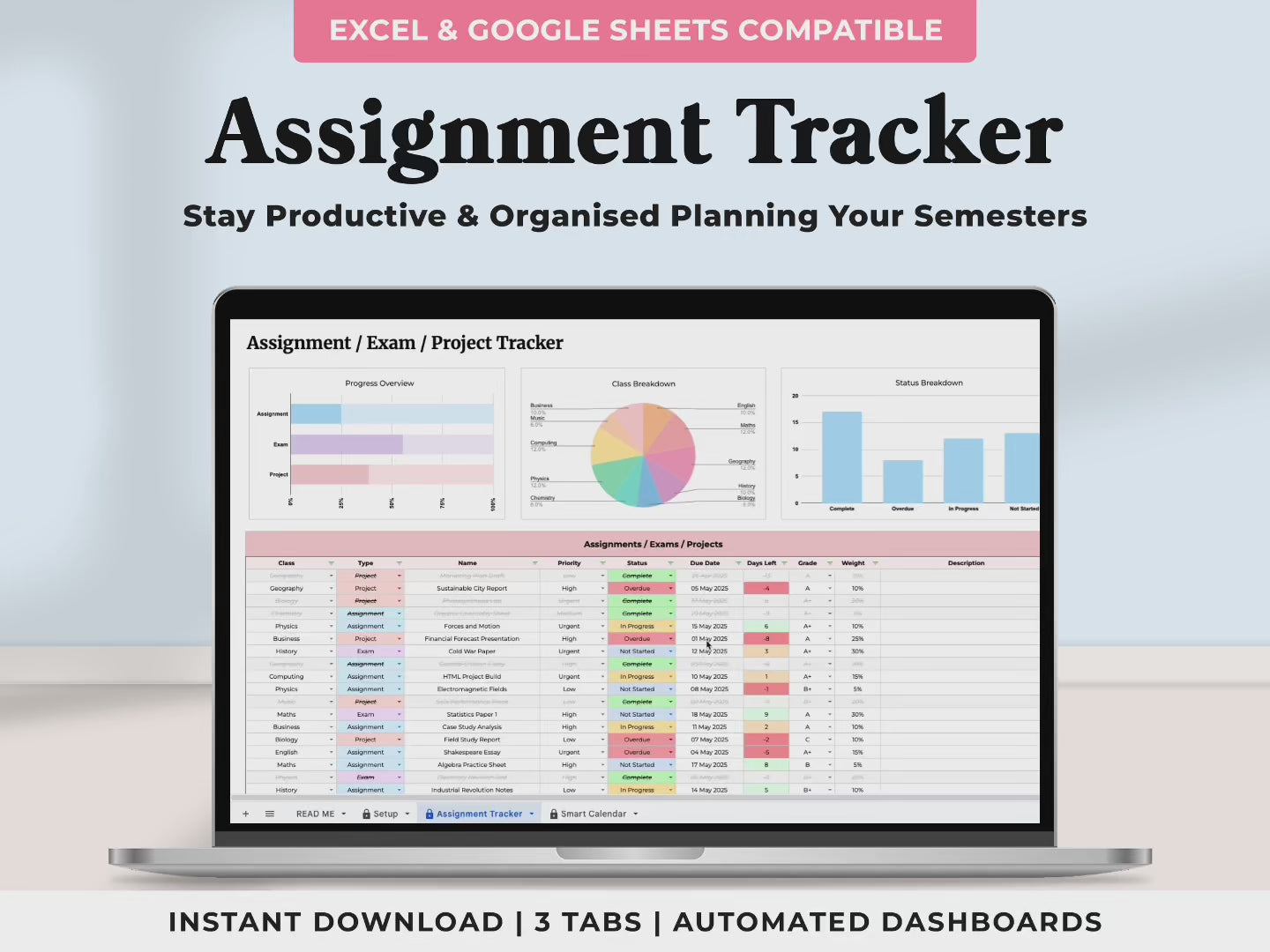 All In One Assignment Tracker